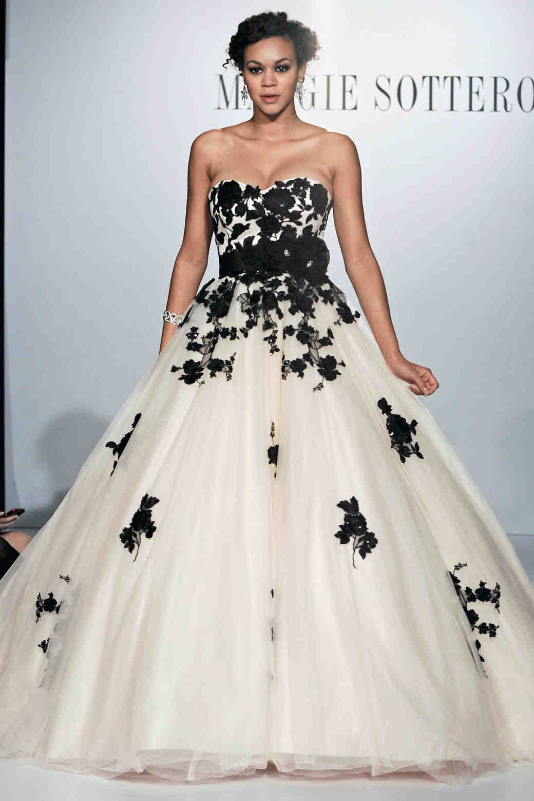 Chic Black  Wedding  Dress  for the Edgy Bride Martha 