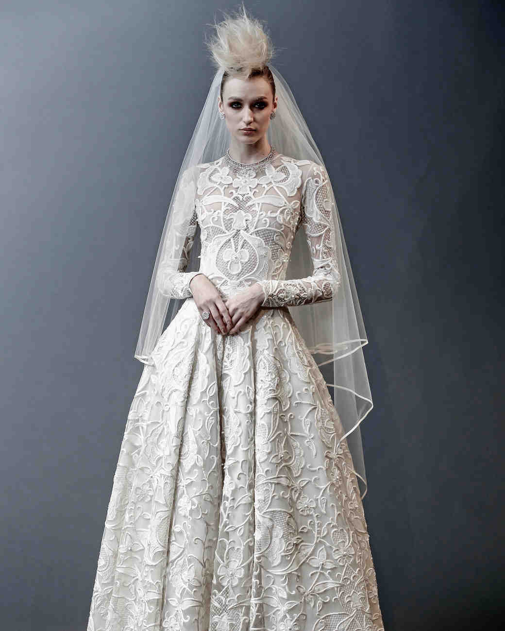 Long Sleeved Wedding Dresses We Love Martha Weddings