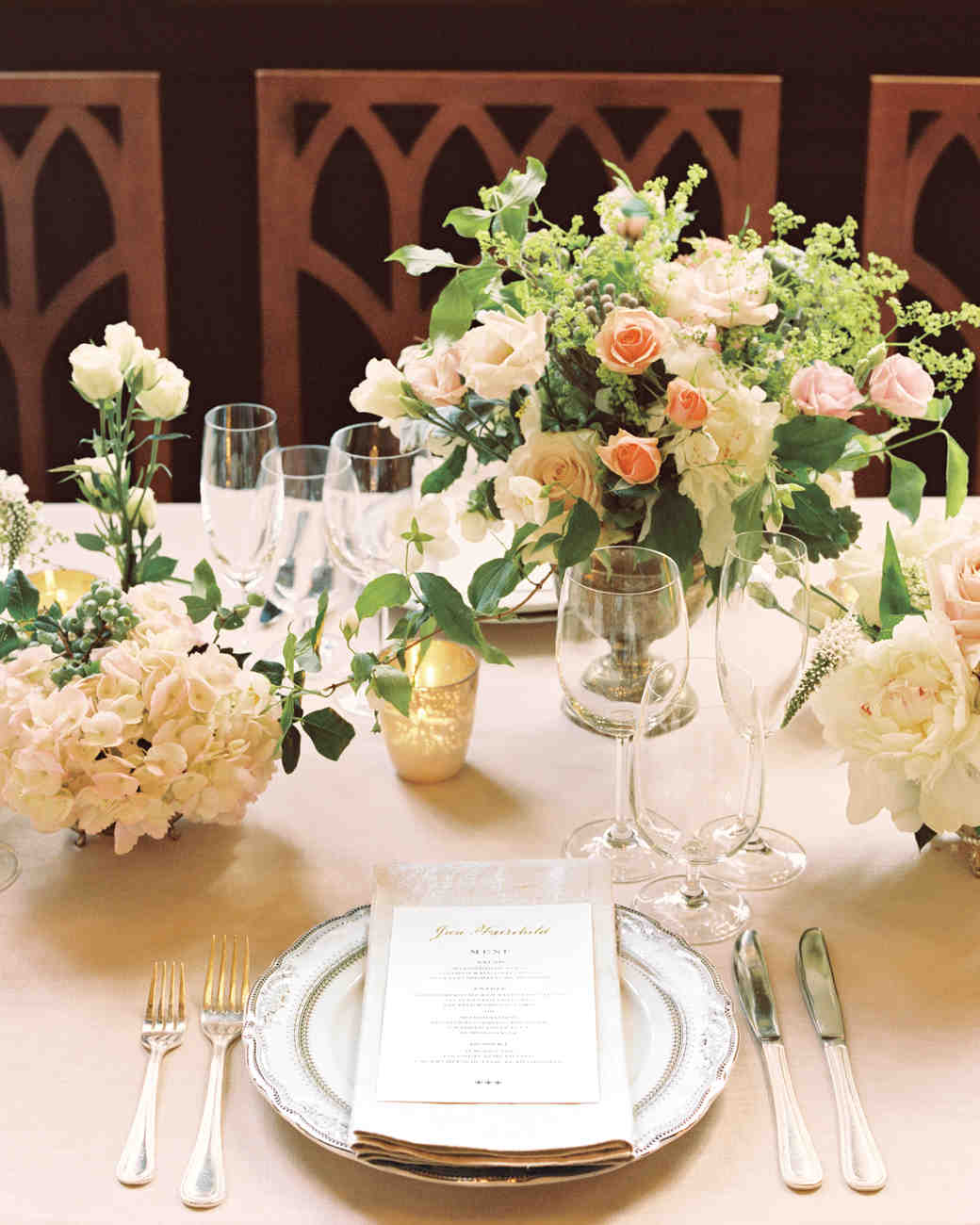 18 Creative Ways to Set Your Reception Tables | Martha Stewart Weddings 18 Creative Ways to Set Your Reception Tables | Martha Stewart Weddings