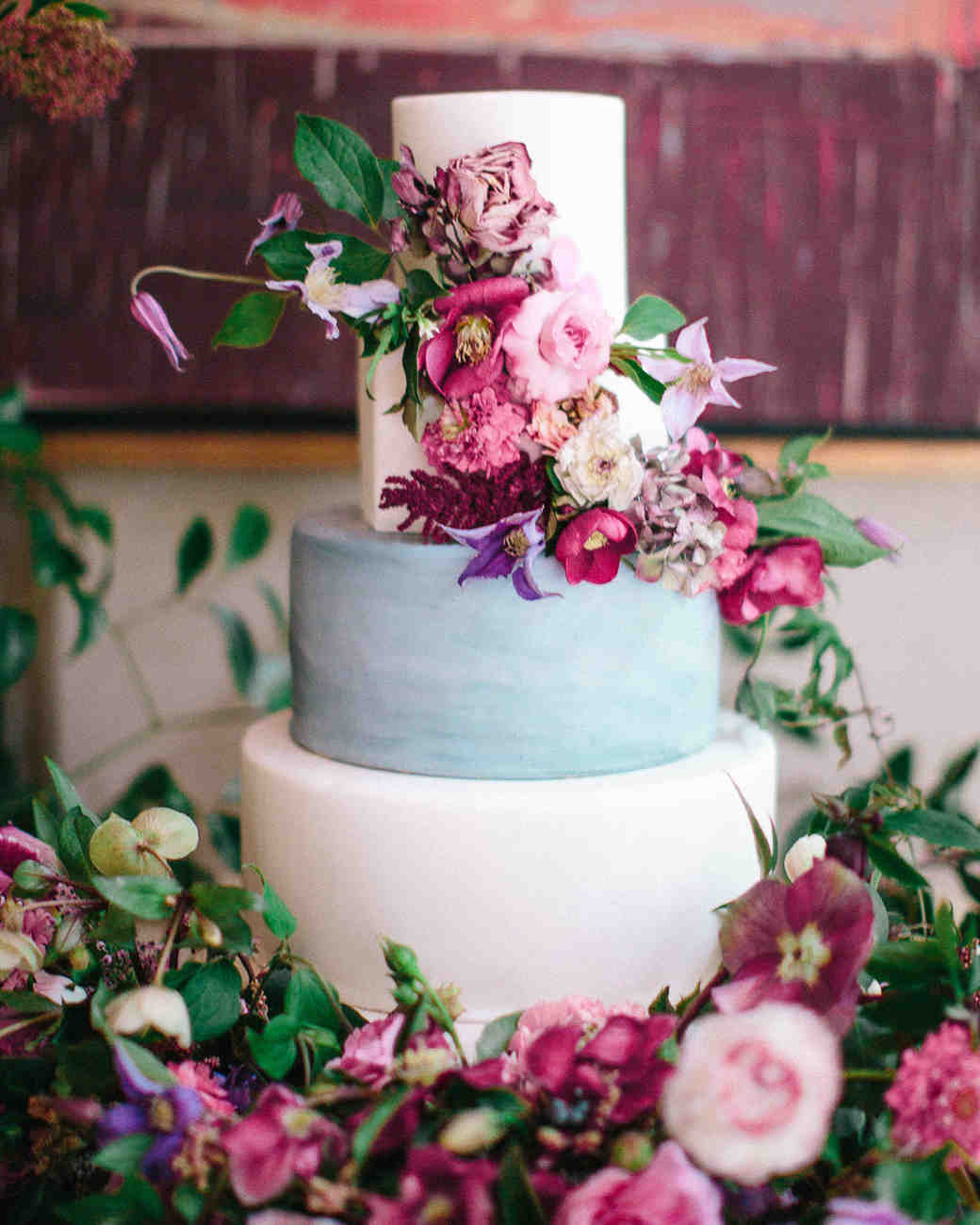 winter wedding cake designs