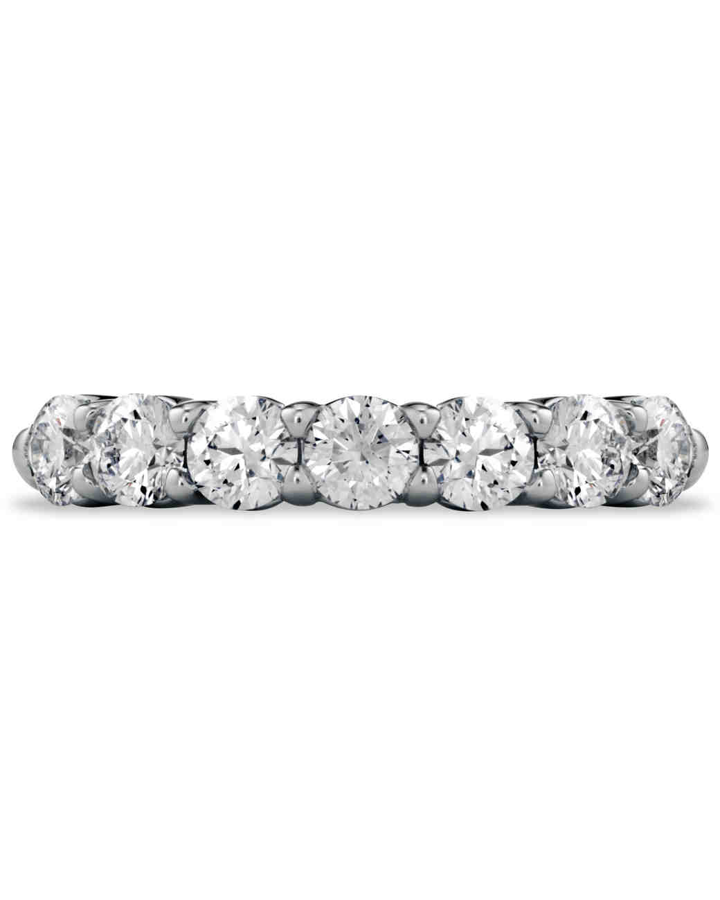 65 Unique Diamond Eternity Bands Martha Stewart Weddings   Womens Wedding Bands Heartsonfire 0415 Vert 