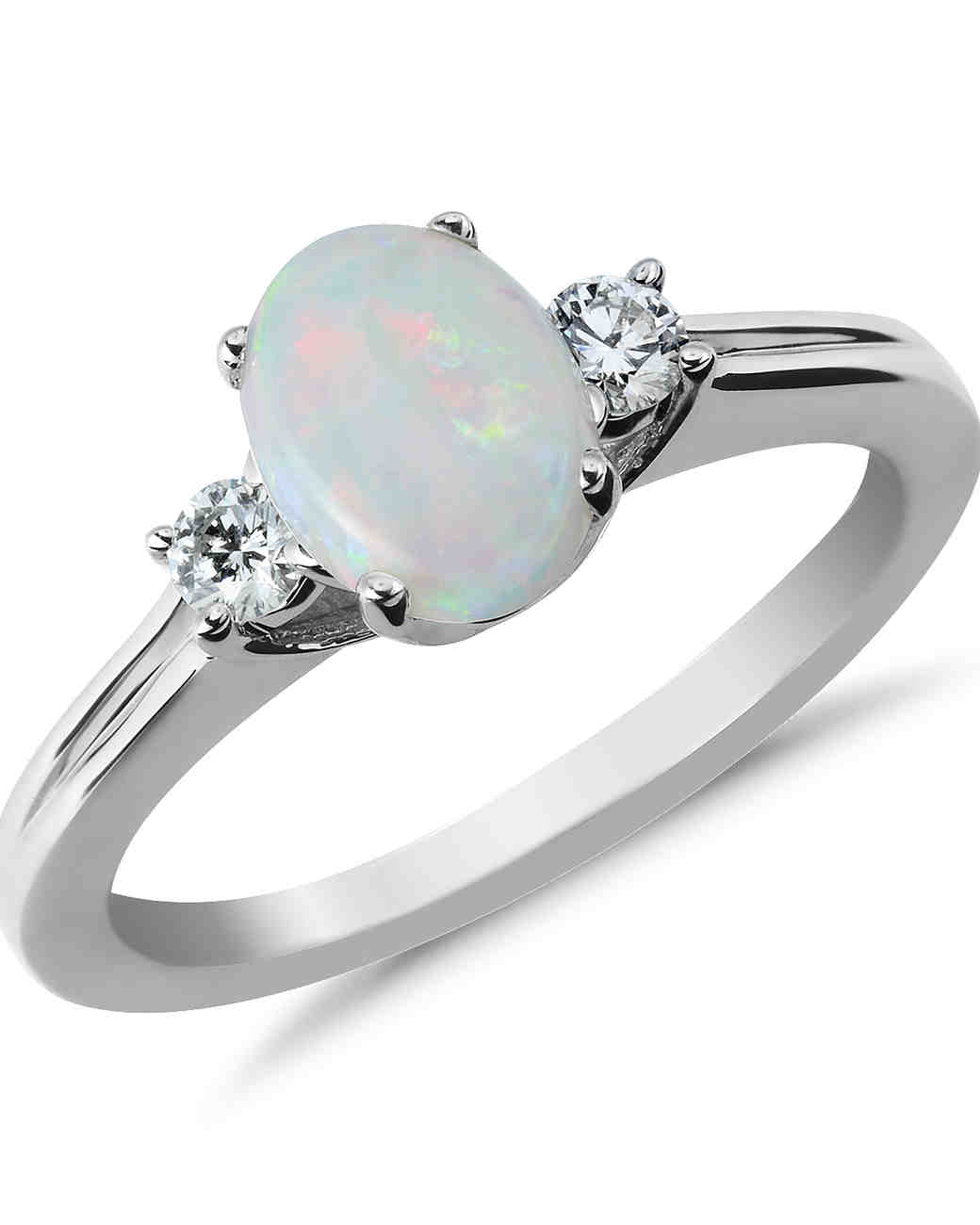 The appeal of opal engagement rings for lovebirds ...