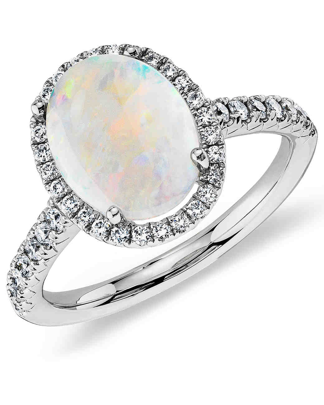 25 Unique Opal Engagement Rings Martha Weddings