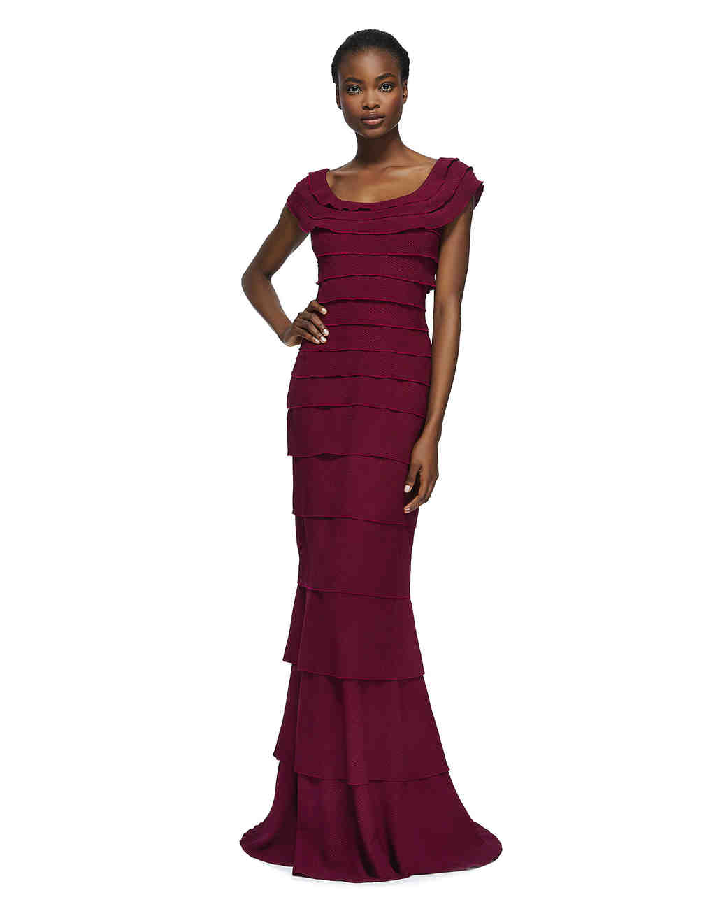 burgundy mother of the groom dresses