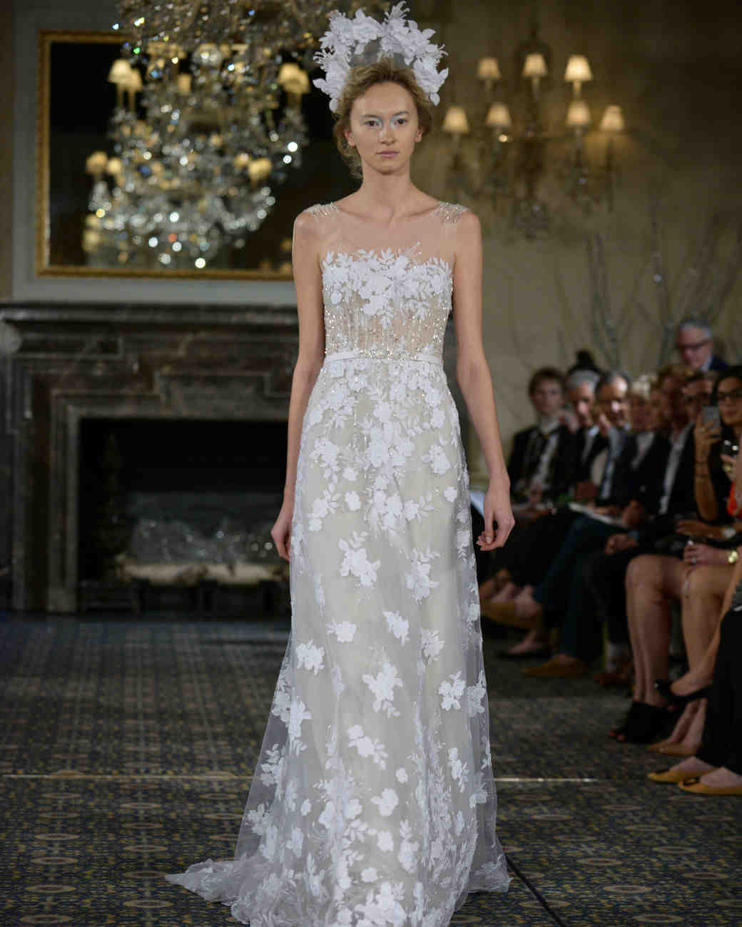 Mira Zwillinger Spring 2016 Bridal Show | Martha Stewart Weddings