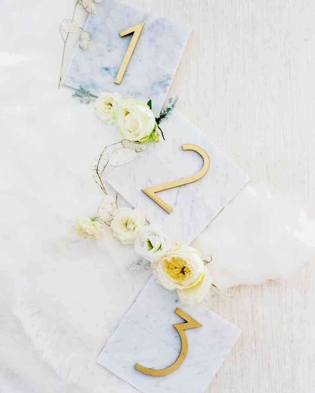 The Prettiest Wedding Table Number Ideas From Real Weddings Martha