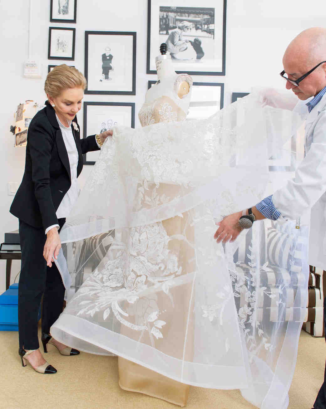 A Diary Of The Making Wedding Dress Behind Seams With A Diary Of The Making Wedding Dress Behind Seams With Carolina Herrera Martha Weddings
