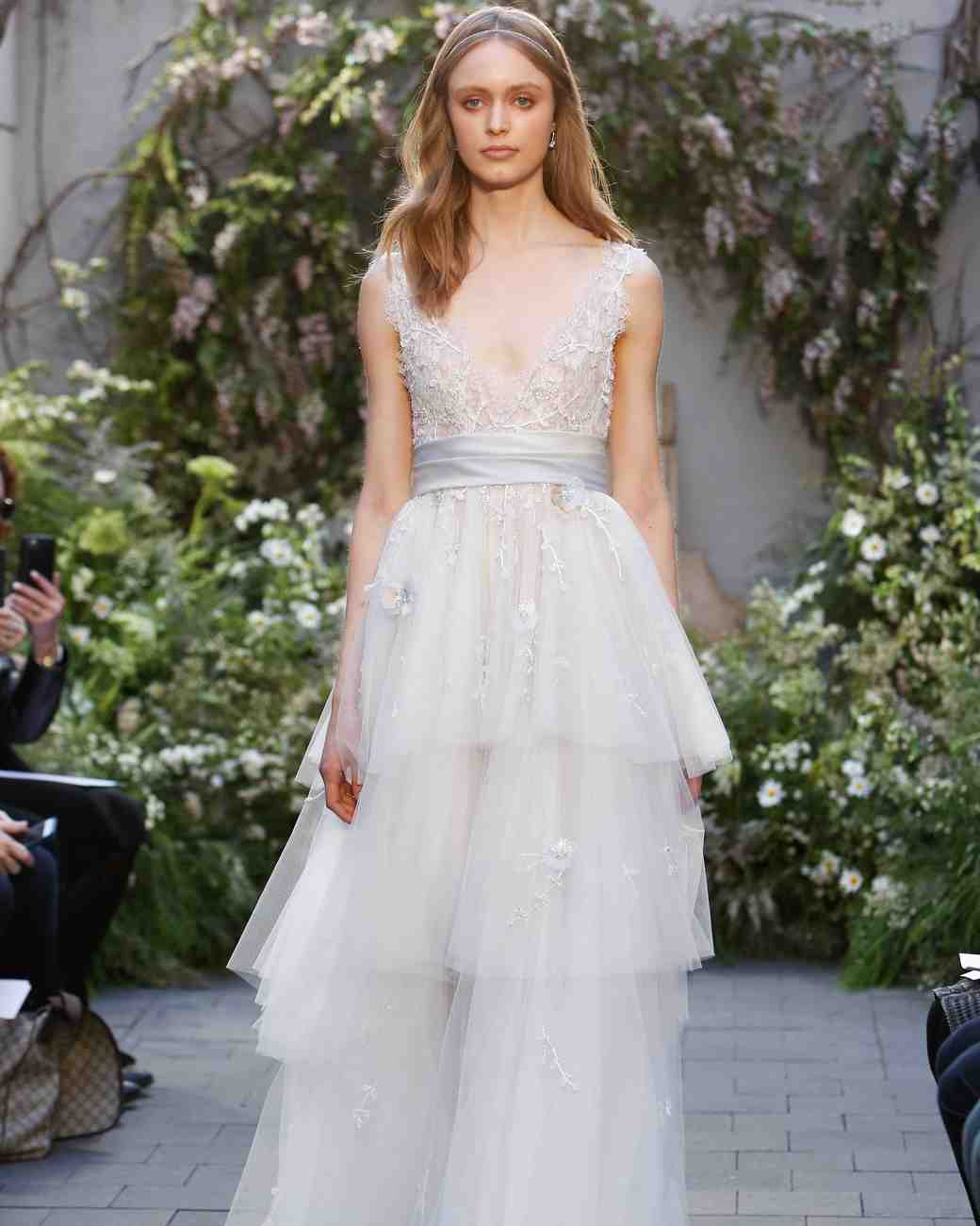 Monique Lhuillier Spring 2017 Wedding Dress Collection Martha Monique Lhuillier