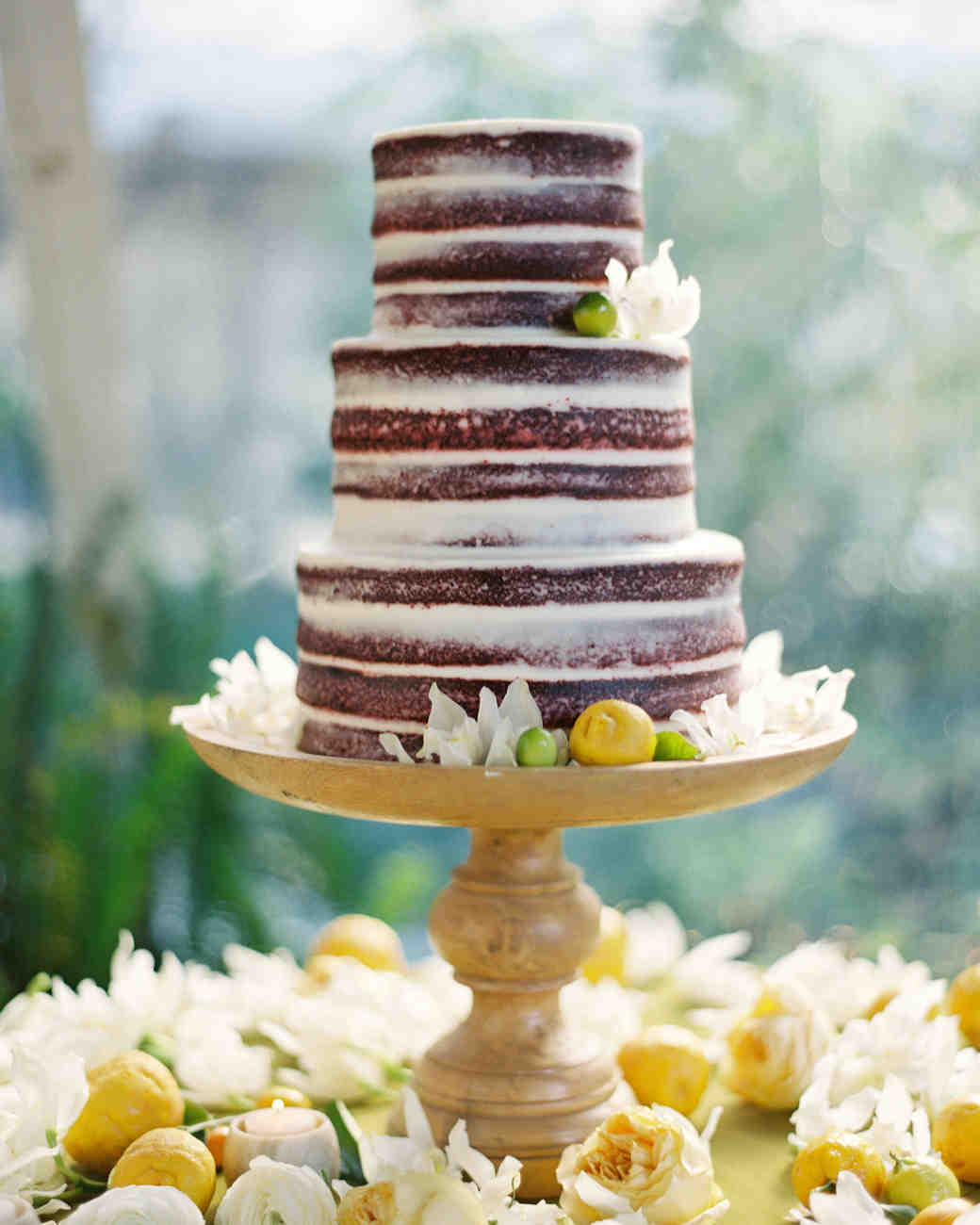 Beautiful Naked Wedding Cake Ideas