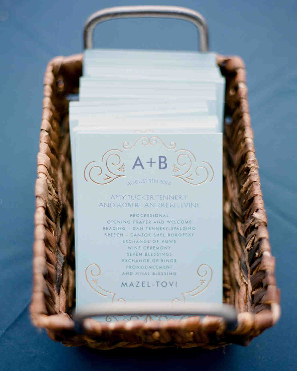 44 Perfect Wedding Ceremony Programs Martha Stewart Weddings