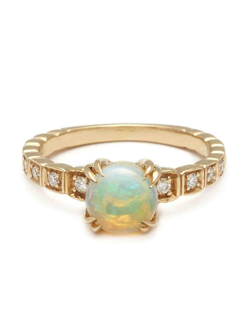 32 Unique Opal Engagement Rings | Martha Stewart Weddings