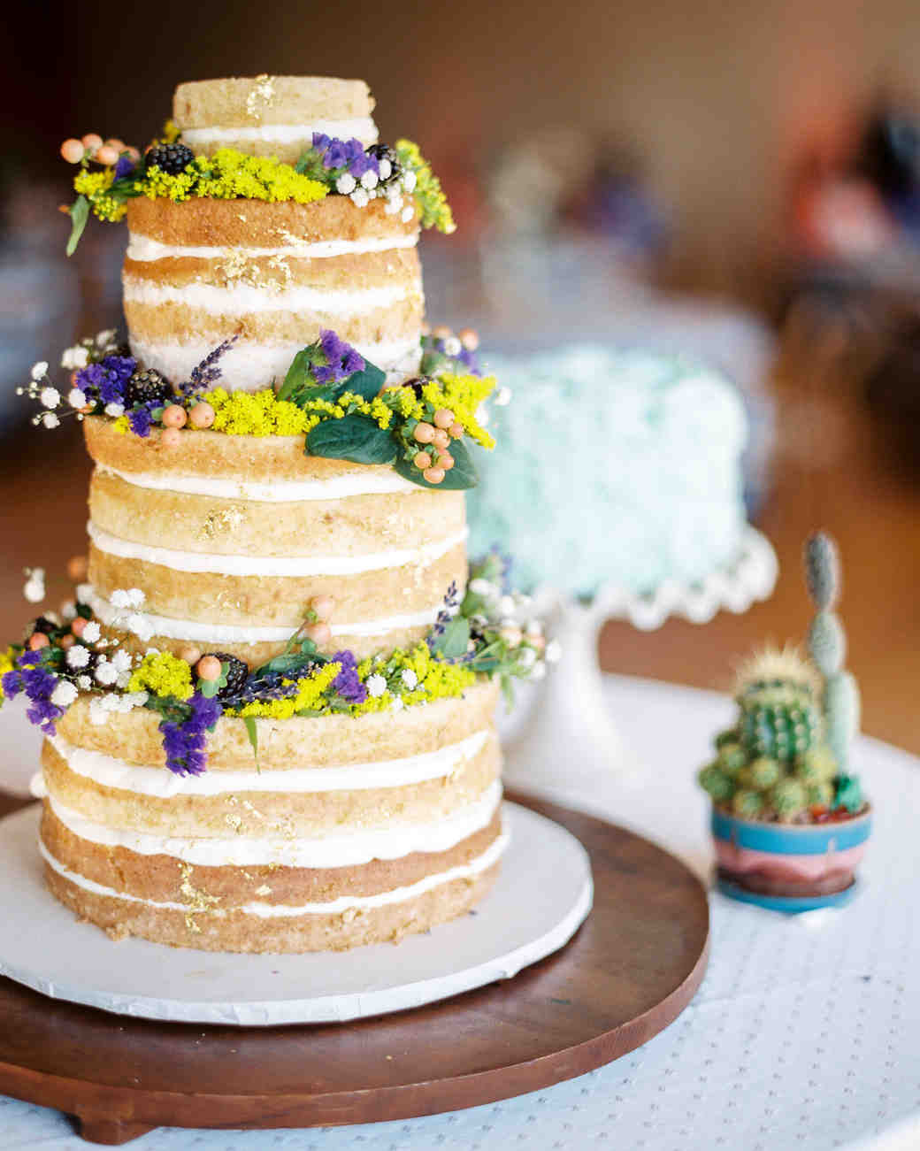 Beautiful Naked Wedding Cake Ideas 