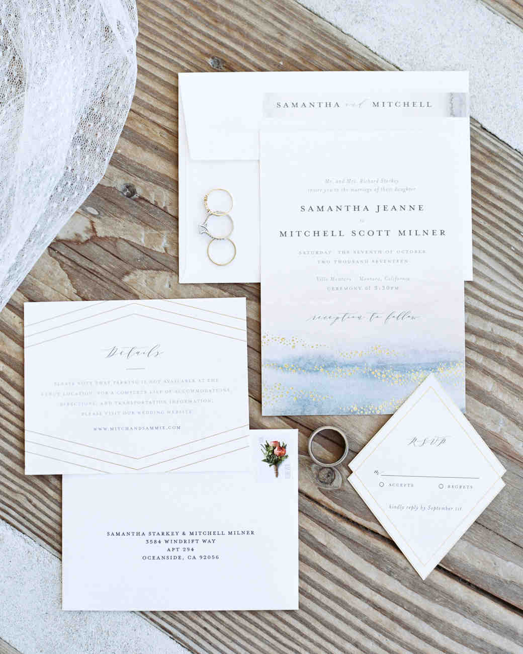 Beach Wedding Invitations That Set The Mood For A Seaside