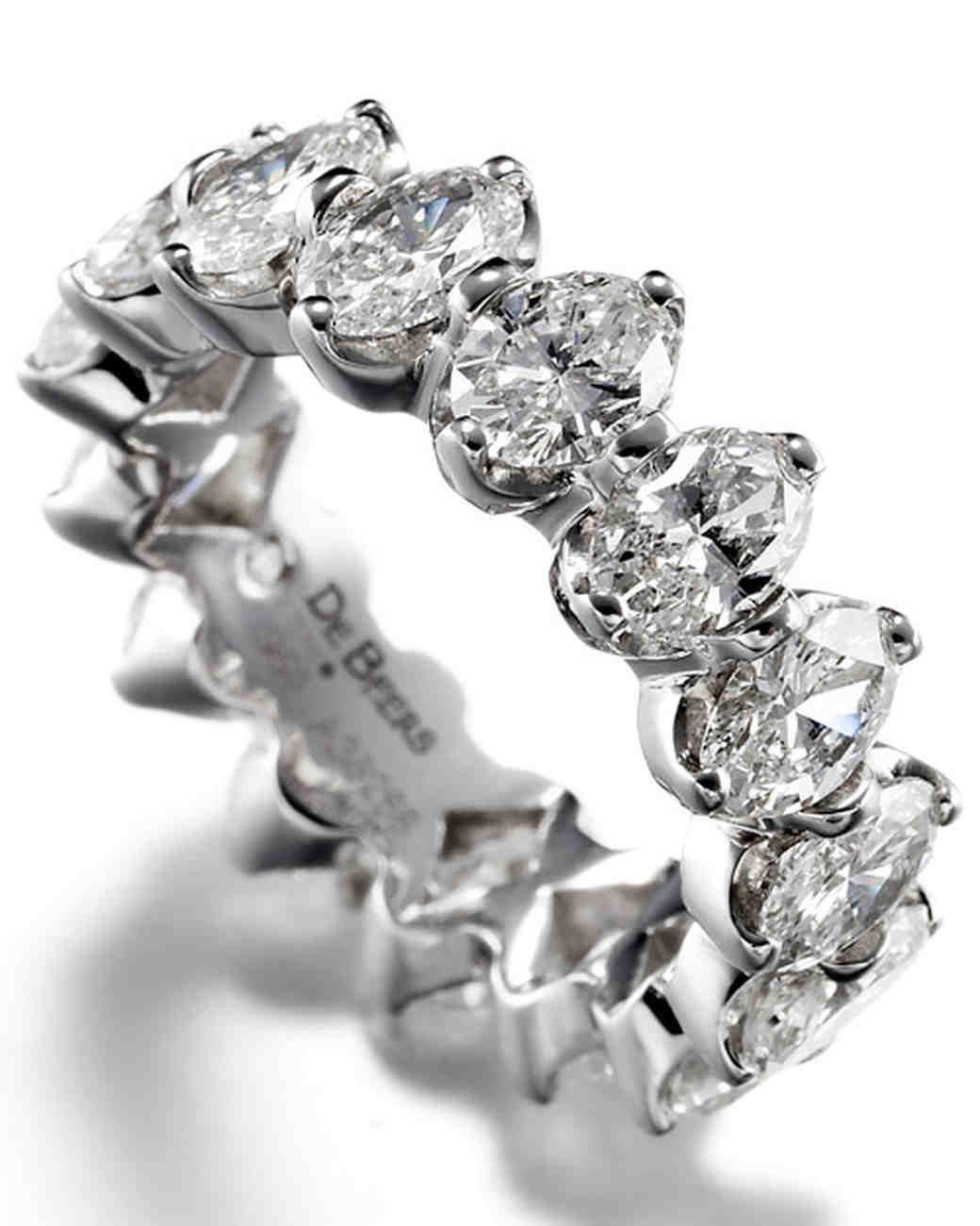 Wedding Bands For The Bride Martha Weddings Wedding Band With Round Brilliant Diamonds