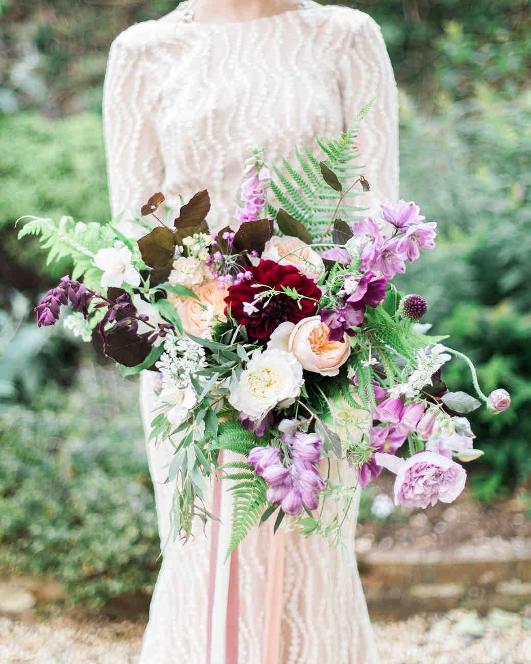 20 stunning wedding bouquets with ferns martha stewart weddings