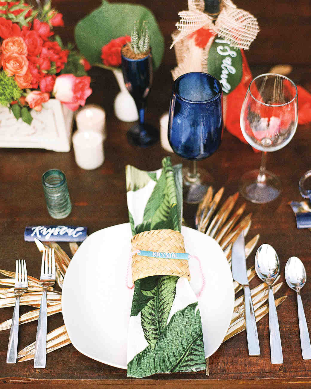 18 Creative Ways to Set Your Reception Tables | Martha Stewart Weddings 18 Creative Ways to Set Your Reception Tables | Martha Stewart Weddings