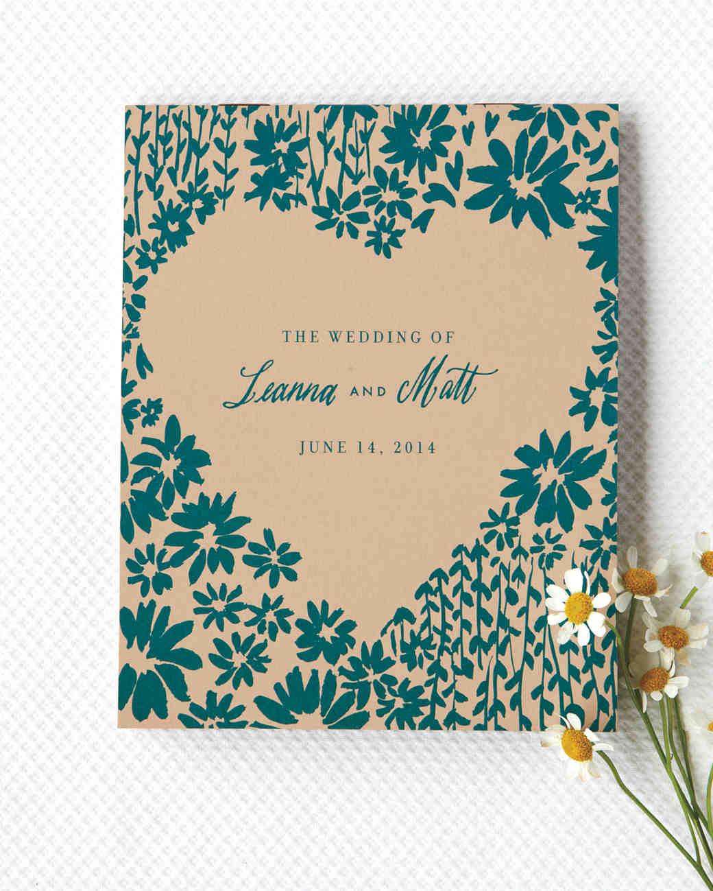 44 perfect wedding ceremony programs martha stewart weddings