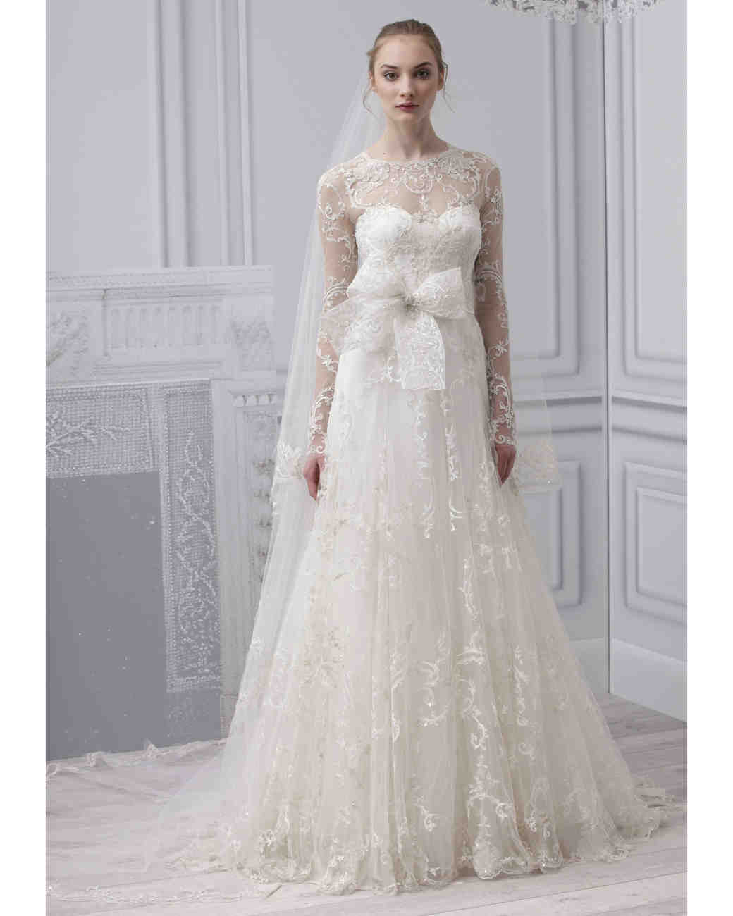 Long Sleeve Wedding Dresses, Spring 2013 Bridal Fashion Week | Martha ...