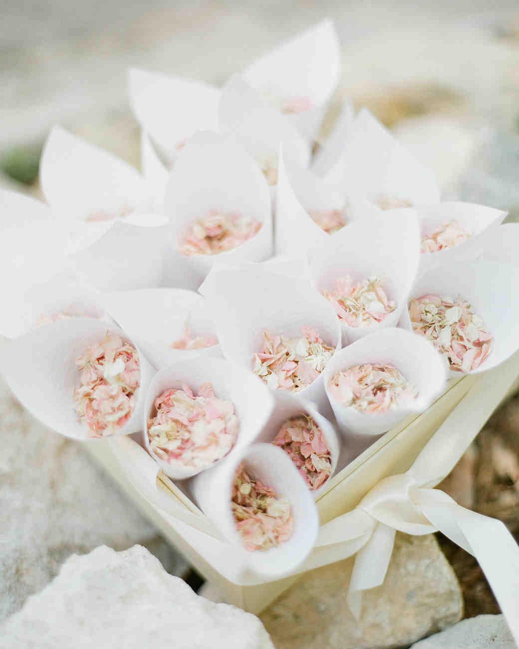 Trending Now Wedding Ceremony Petal Bars Martha Stewart Weddings