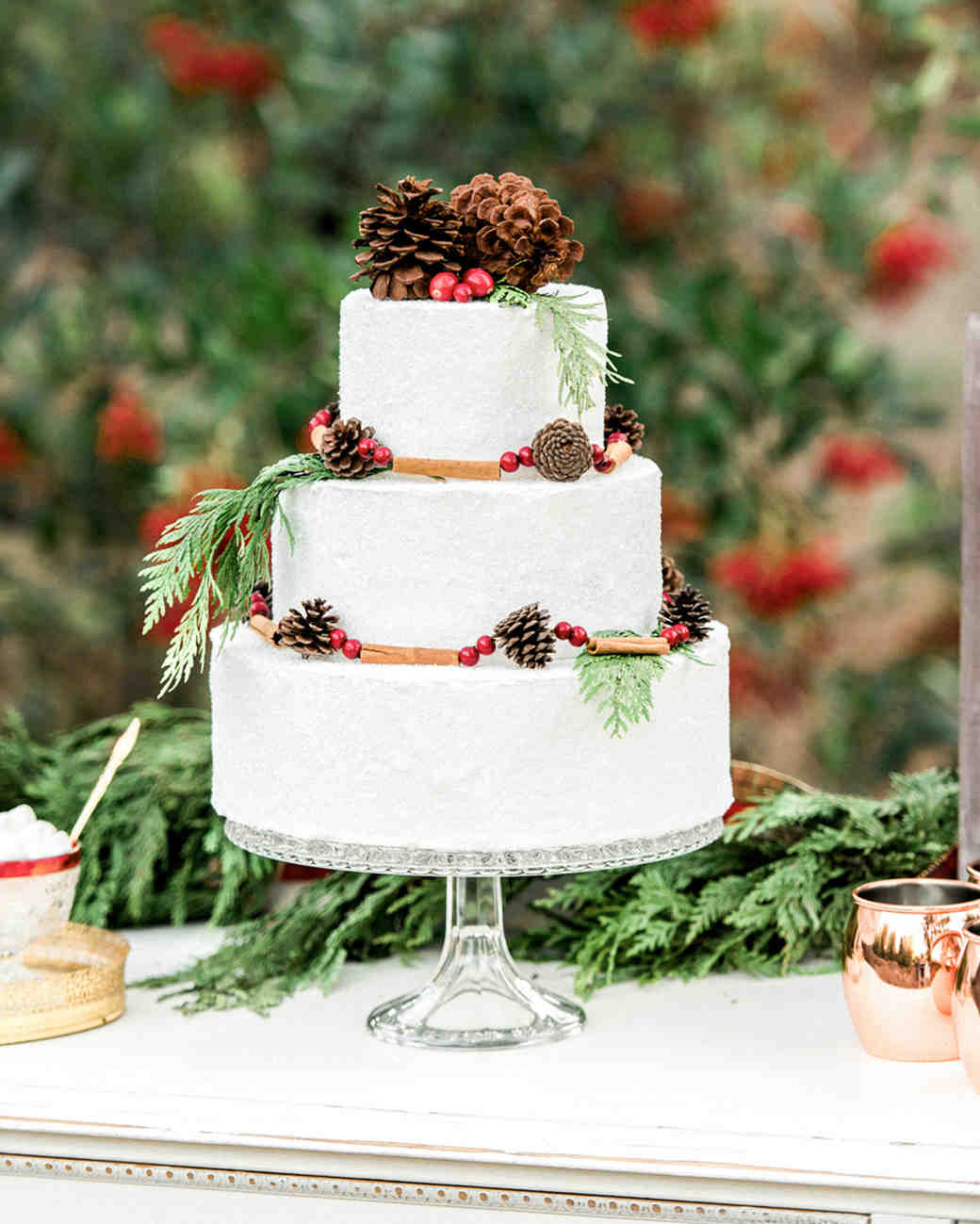 Winter Wedding Cake Designs