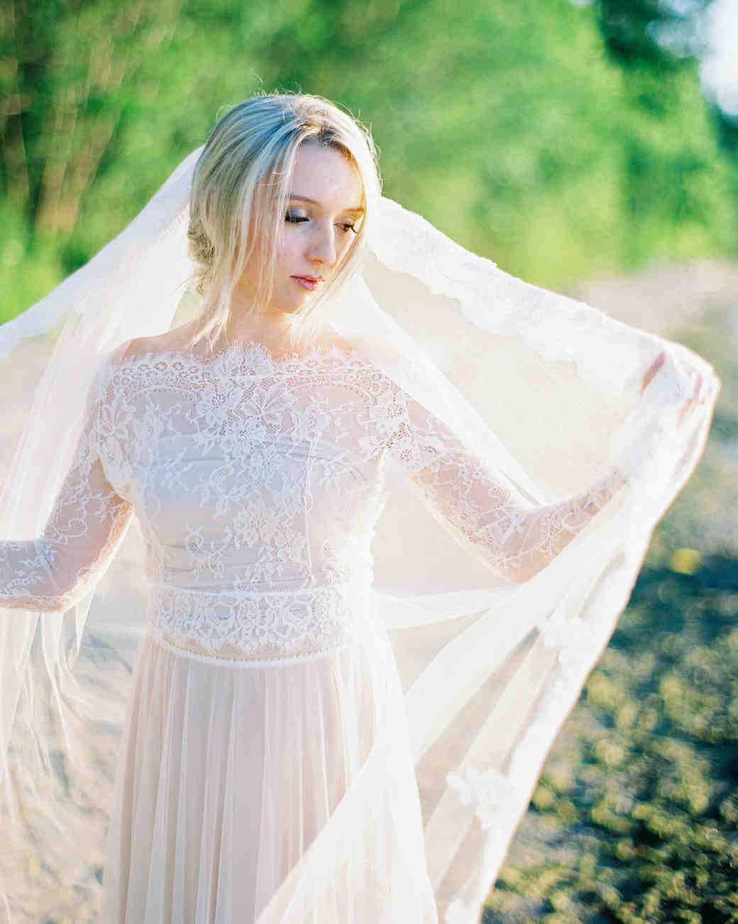 21 Ways To Wear A Boat Neck Wedding Dress Martha Weddings