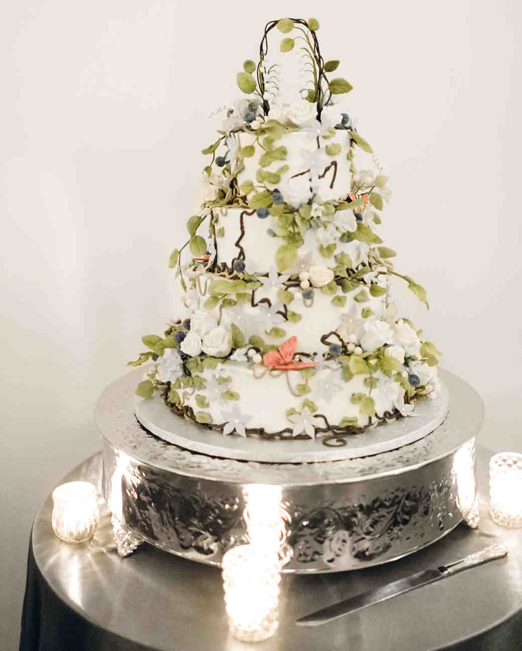lilly and sean s enchanted forest wedding on a rooftop in nyc