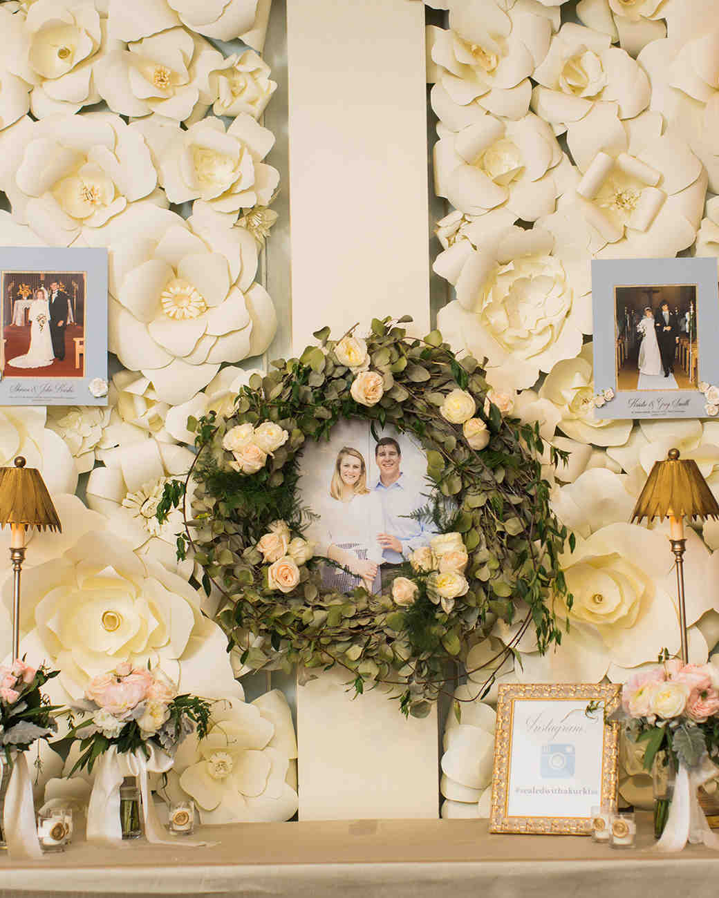 22 Creative Ways to Display Photos at Your Wedding | Martha Stewart ...