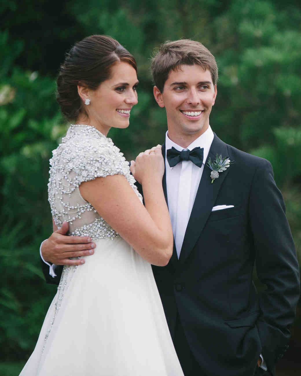 Olivia and Tyler’s BlackTie Wedding in Their Family’s Seaside Home