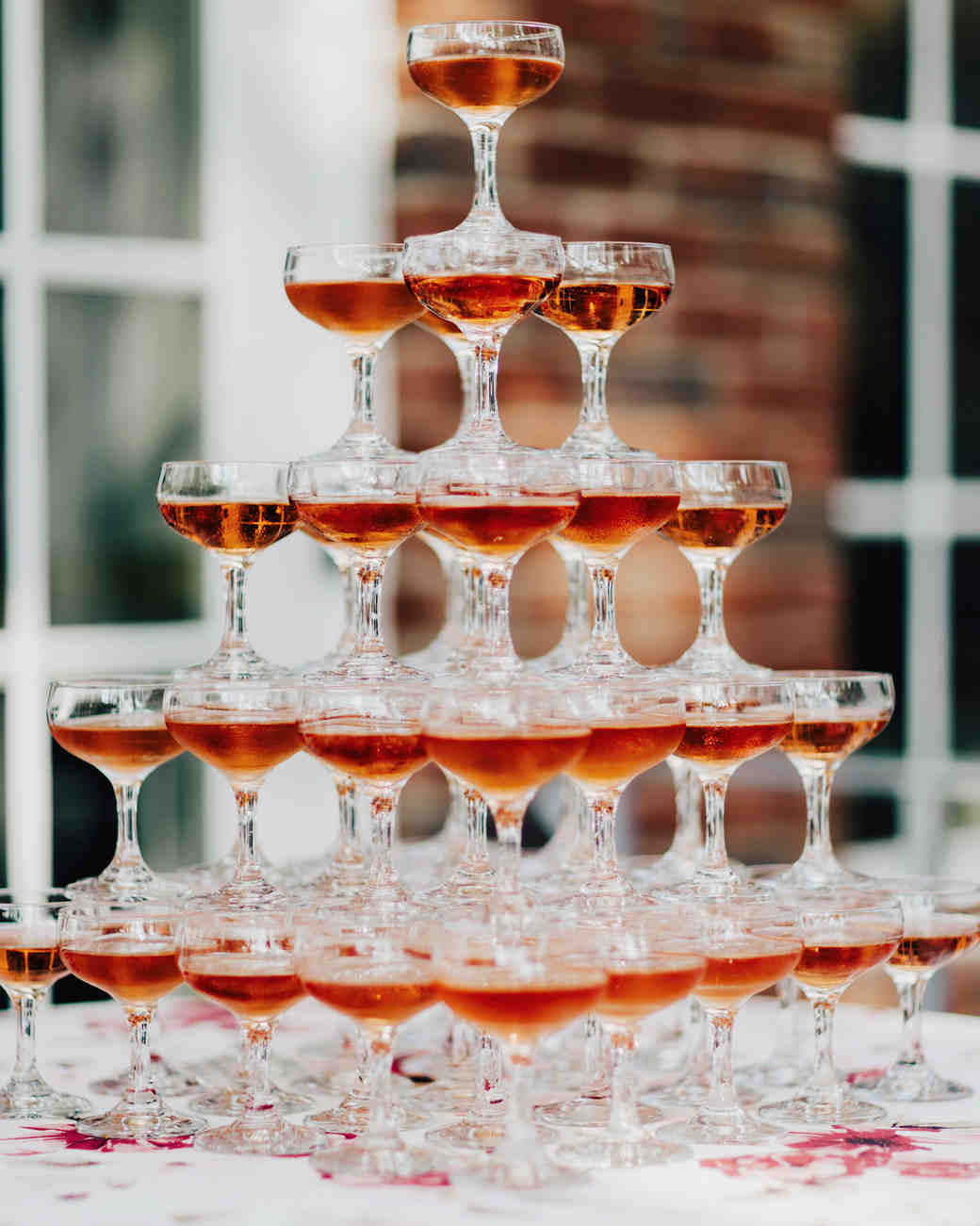 champagne tower ideas