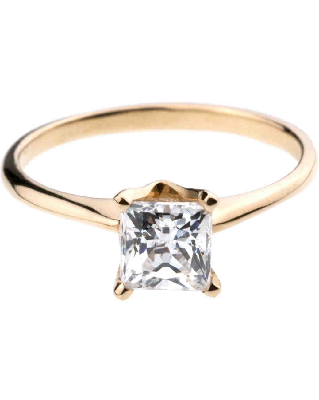 Princess Cut Diamond Engagement Rings Martha Weddings Bario Neal Princess Cut Engagement Ring