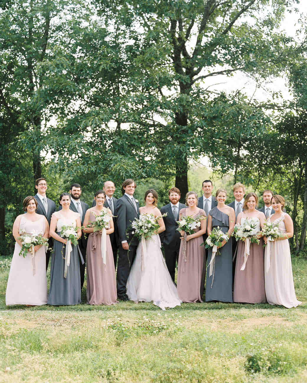 41 Reasons To Love The Mismatched Bridesmaids Look Martha Stewart Weddings