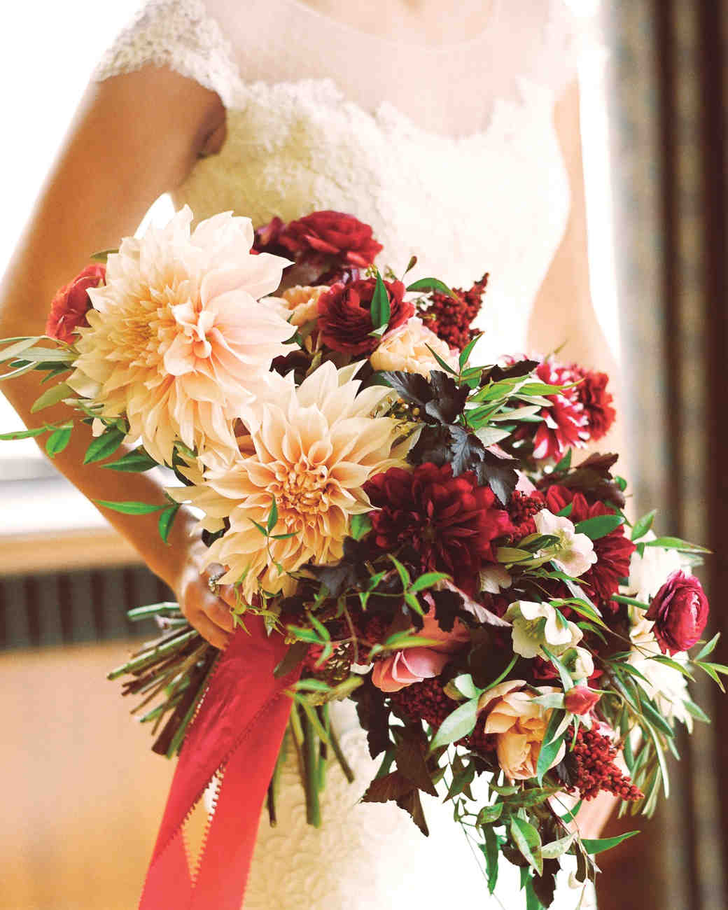 34 Red Wedding Bouquets Martha Weddings