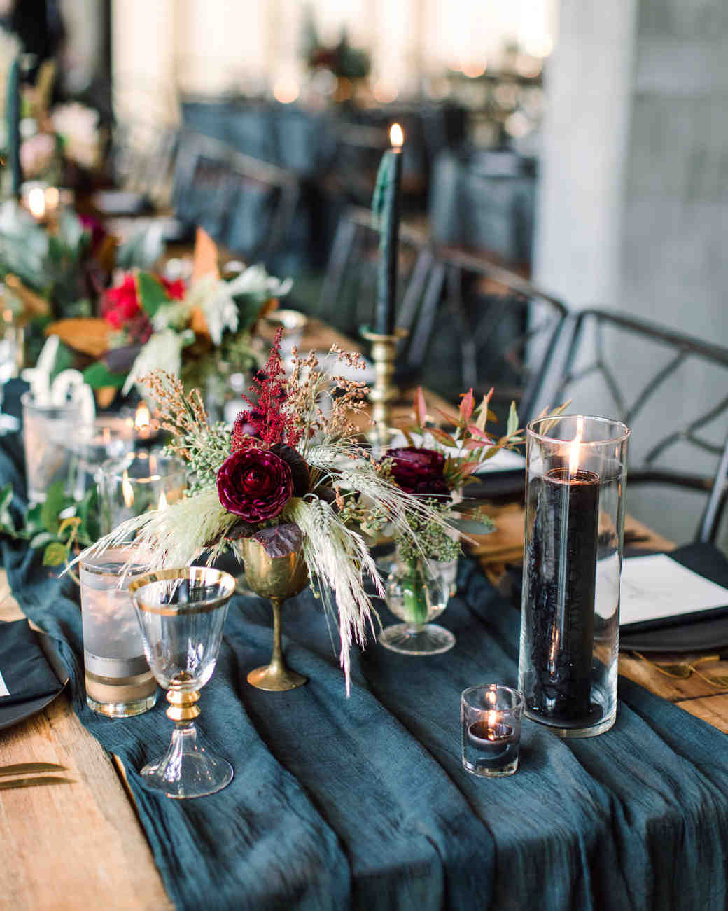 25 Jewel-Toned Wedding Centerpieces Sure to Wow Your Guests | Martha