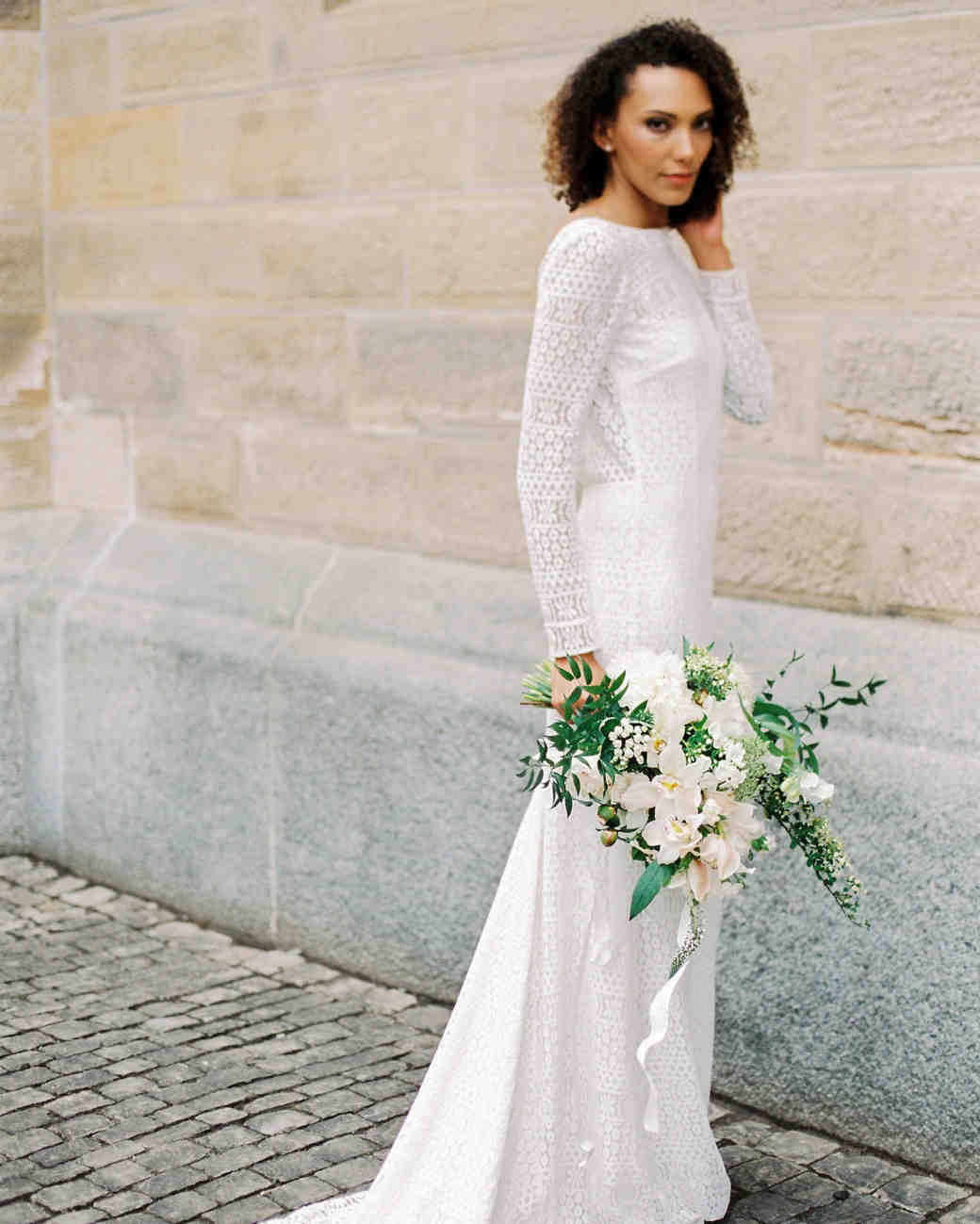 21 Ways To Wear A Boat Neck Wedding Dress Martha Weddings