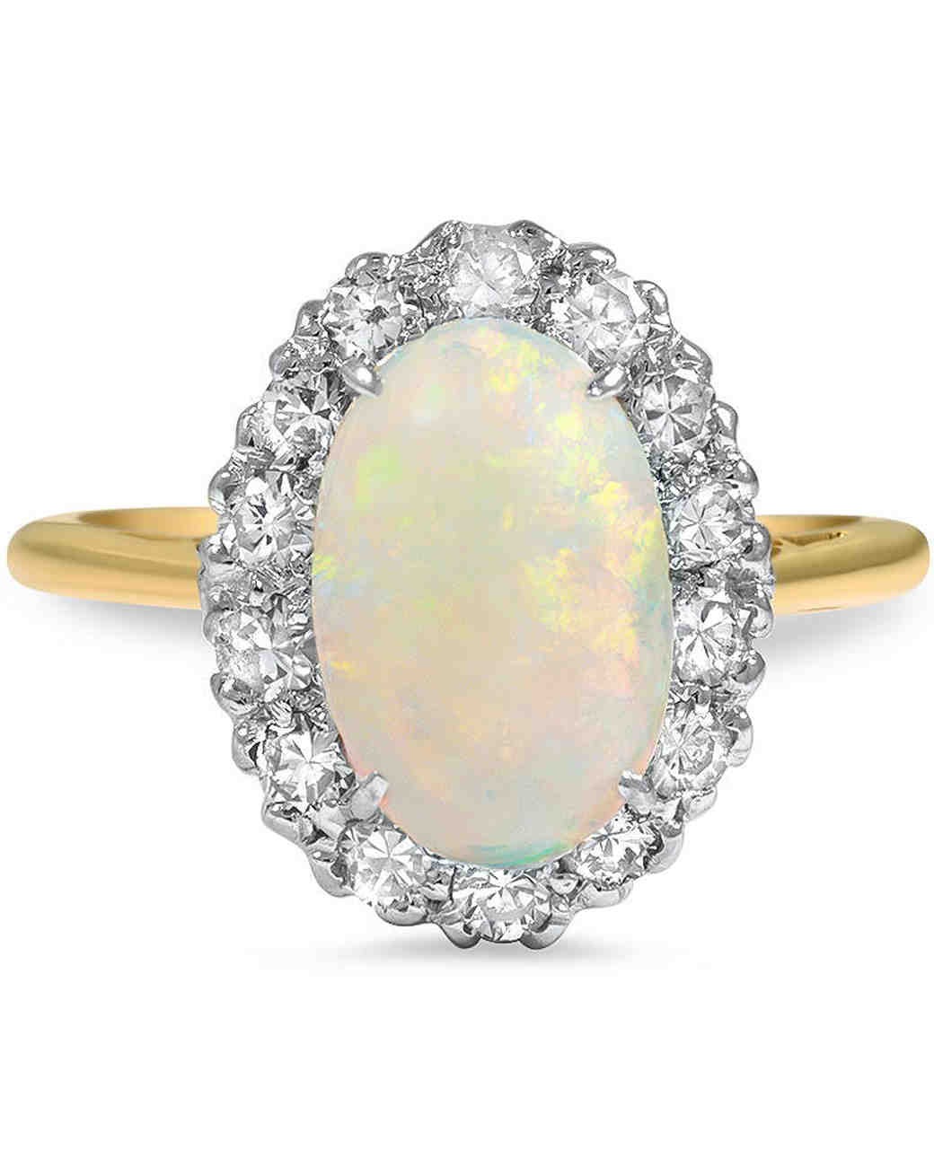 Opal Engagement Rings That Are Oh-So Dreamy | Martha Stewart Weddings