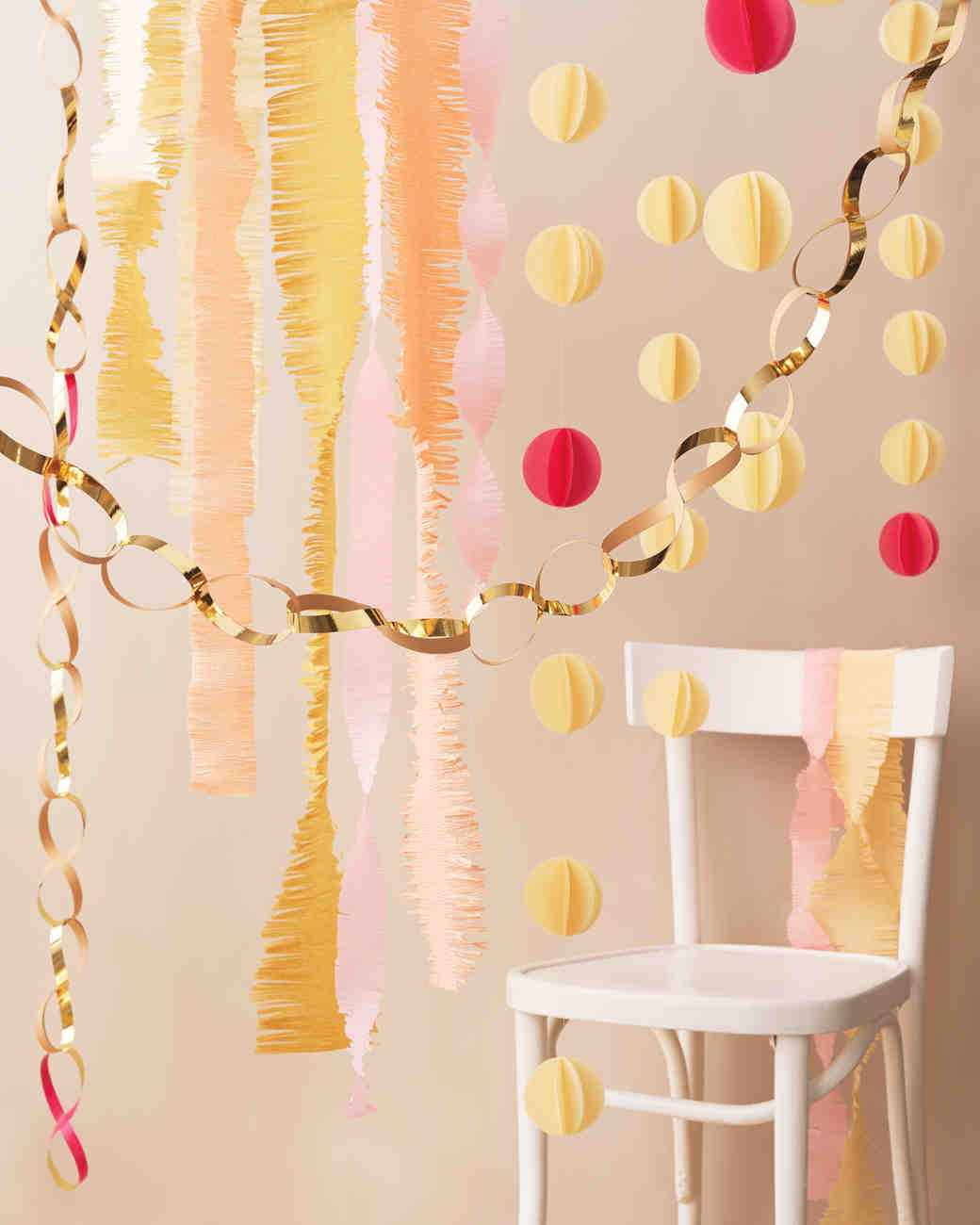 Easy To Make Paper Decorations For Your Wedding Martha Stewart