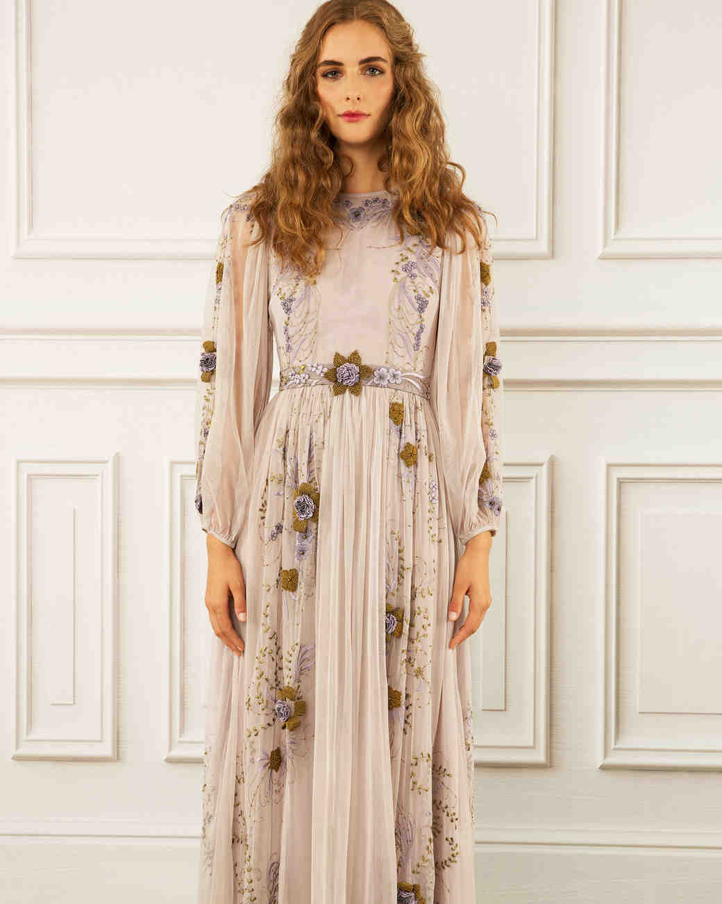 See La Designer Maria Korovilas Debut Bridal Collection Maria Korovilas Wedding Dress Spring 2017 Boho Long Sleeve