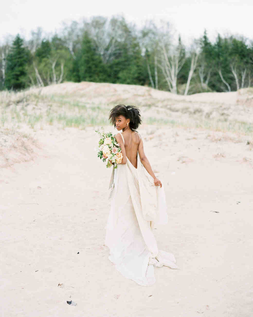 27 Stunning Beach  Wedding  Dresses  Martha Stewart Weddings 