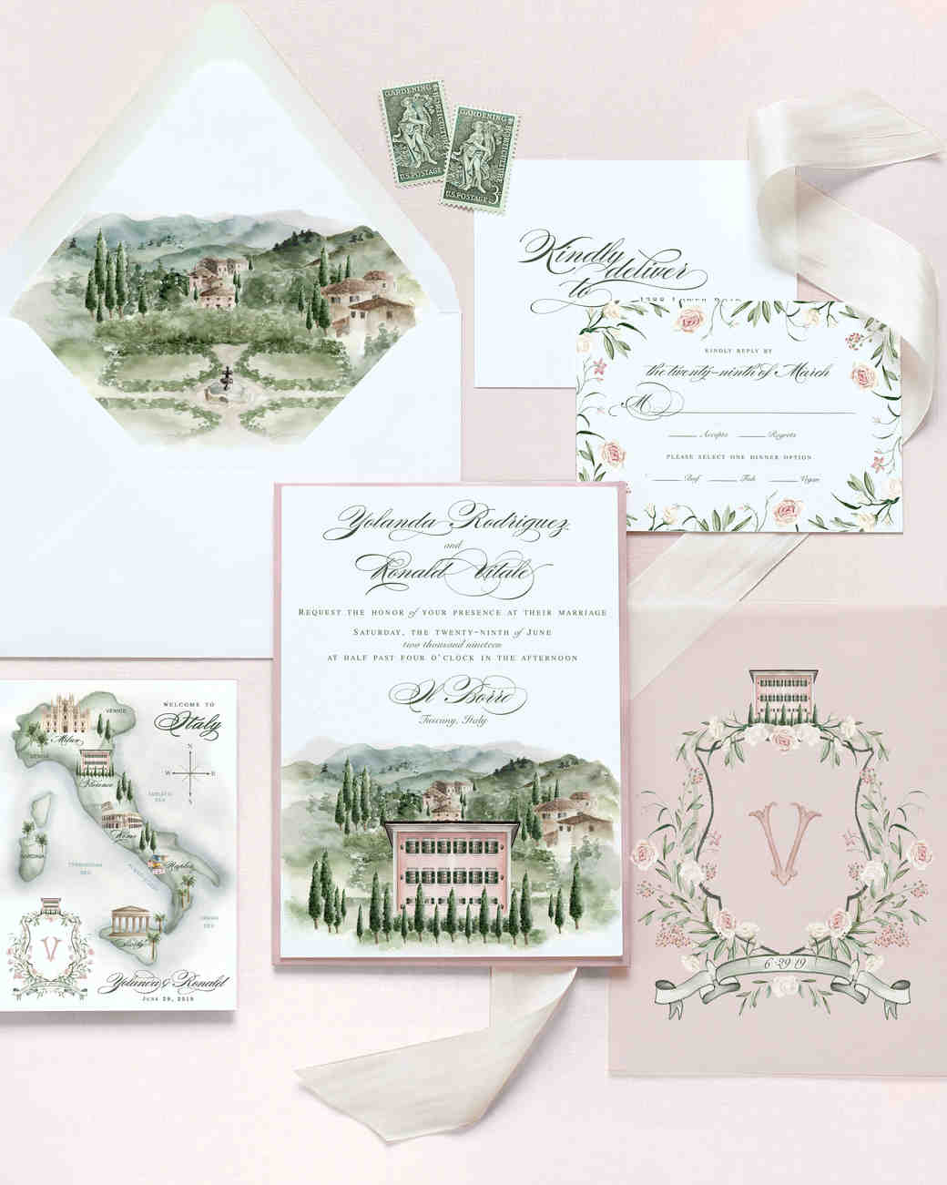 10 Destination Wedding Invitations That Celebrate Your Faraway ...