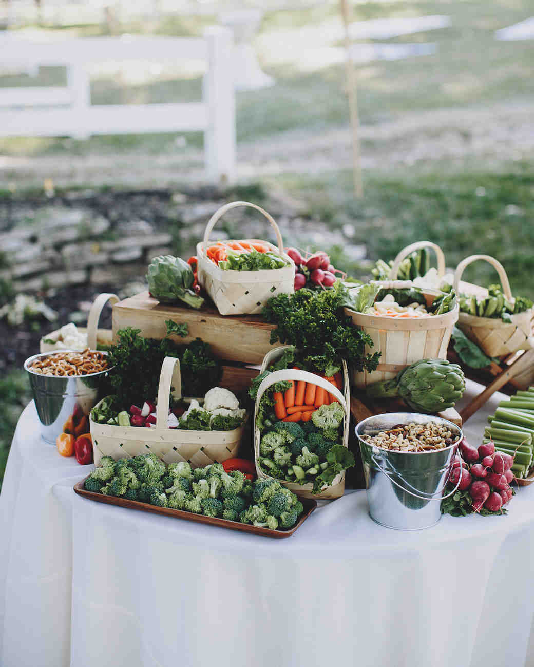 Crowd Pleasing Engagement Party Food Ideas Martha Stewart Weddings   Engagement Party Food Mullers Photography 0518 Vert 