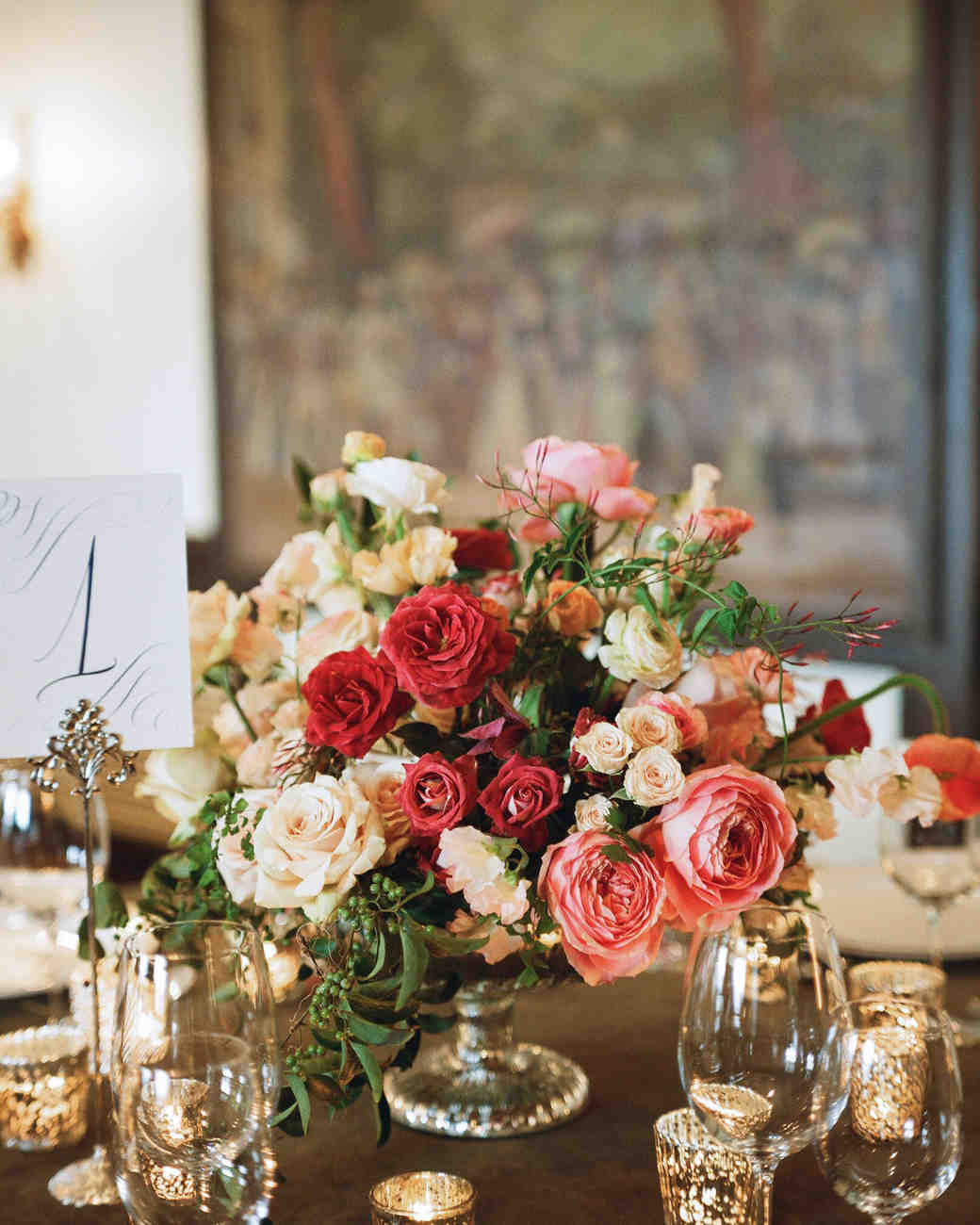 22 Totally Chic Vintage Centerpieces Martha Stewart Weddings