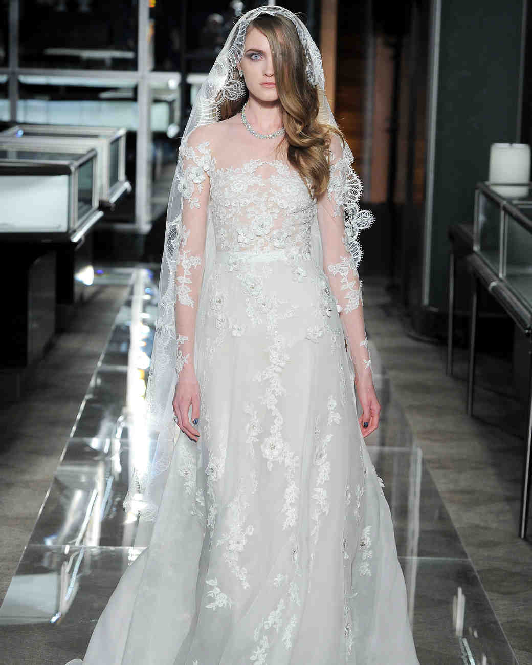 reem acra spring 2018 wedding dress collection lace