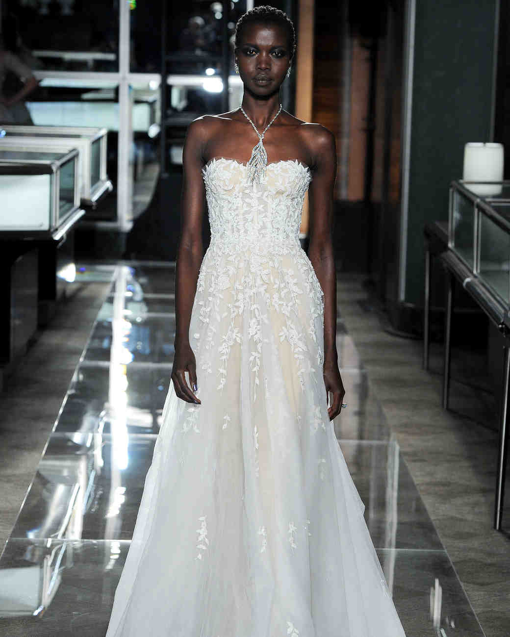 reem acra spring 2018 wedding dress collection strapless