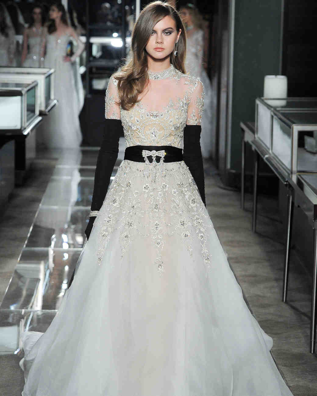 reem acra spring 2018 wedding dress collection lace