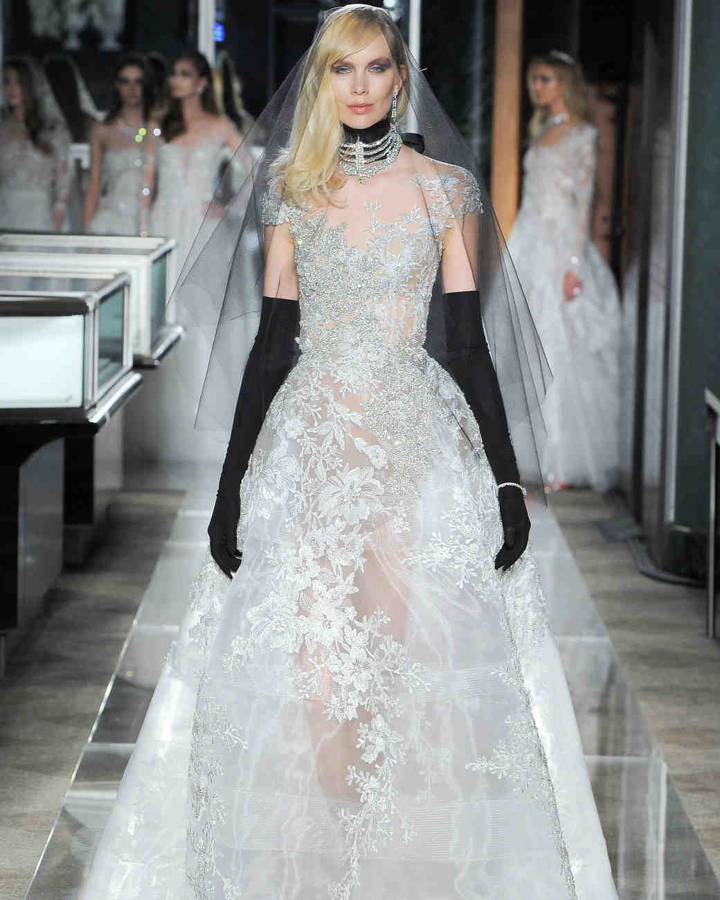 reem acra spring 2018 wedding dress collection lace