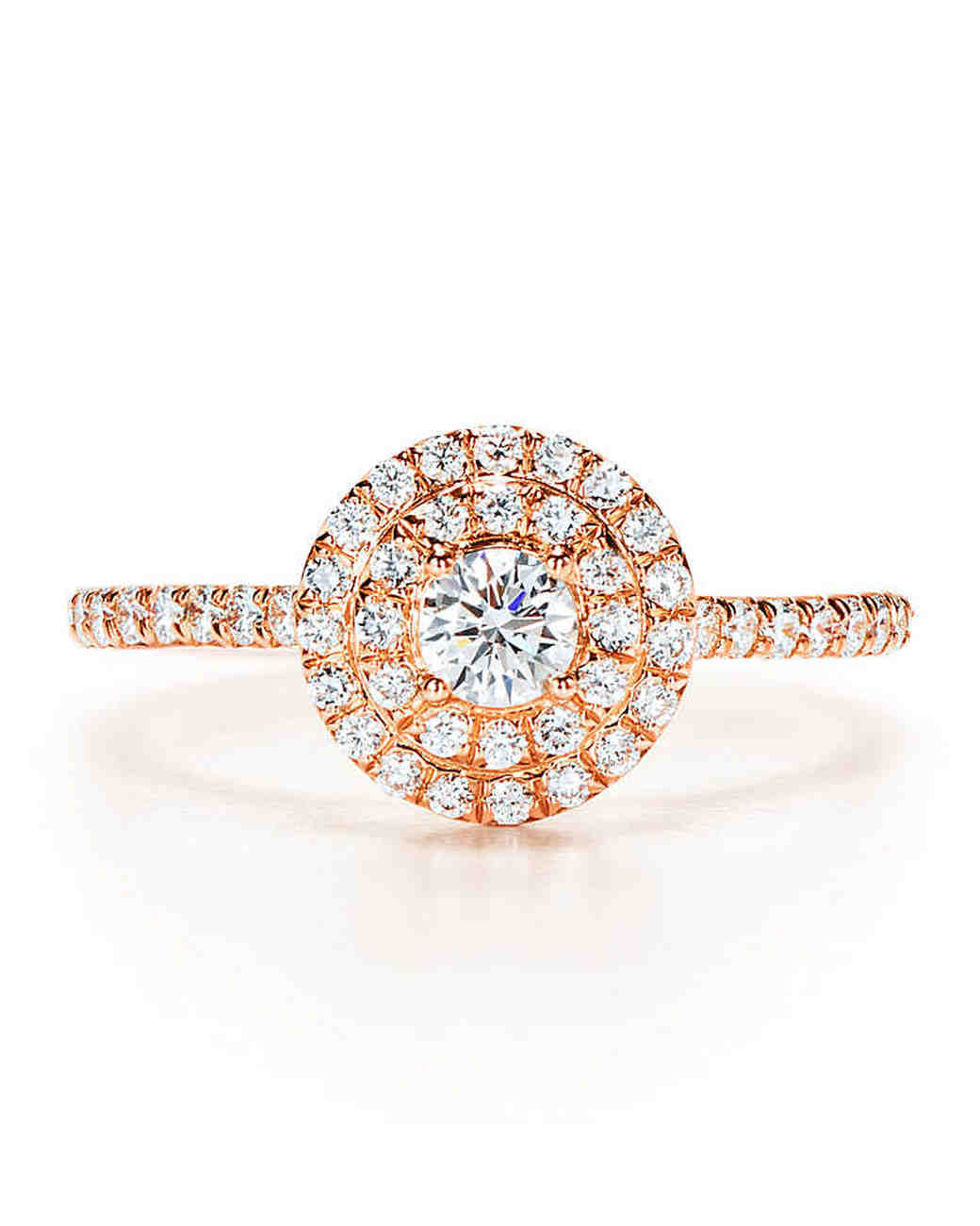 41 Rose Gold Engagement Rings We Love | Martha Stewart Weddings