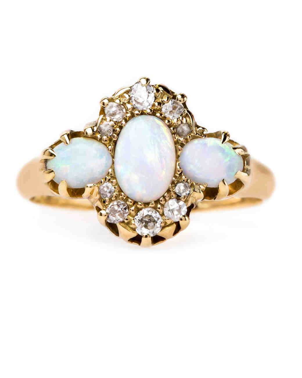 25 Unique Opal Engagement Rings | Martha Stewart Weddings