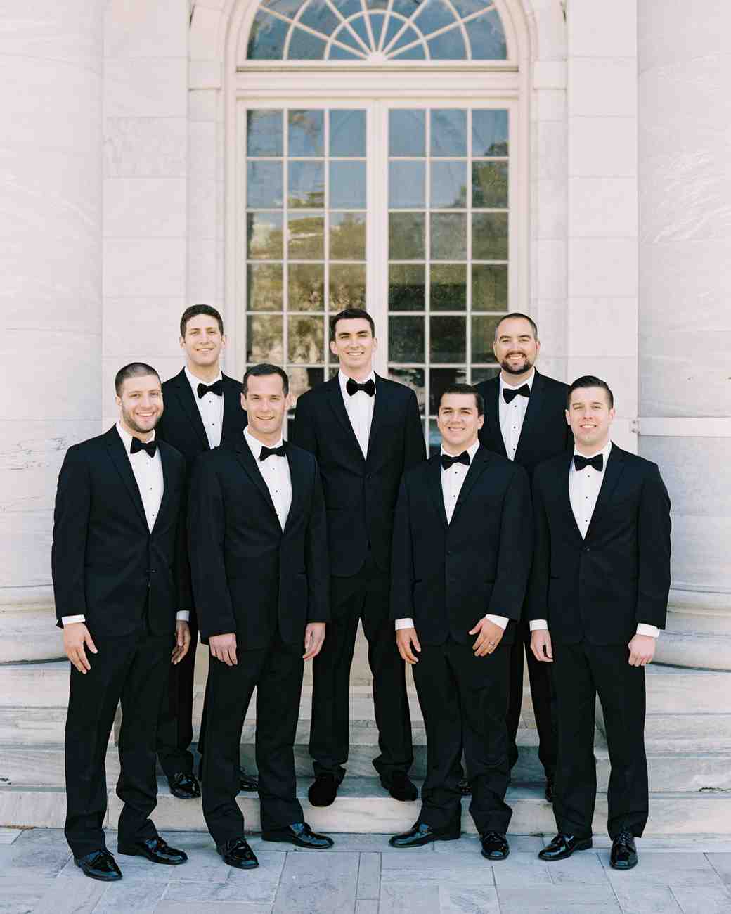 what should a man wear to a black tie wedding