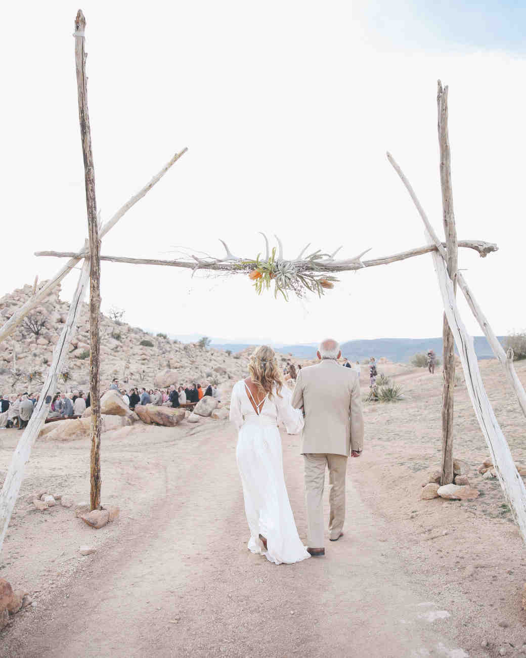 Christen And Billy S California Desert Wedding Martha Weddings