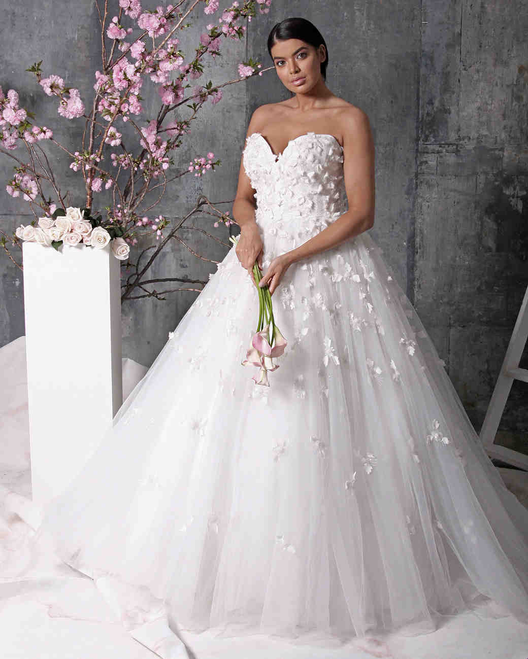 Siriano Spring 2018 Wedding Dress Collection Martha Siriano Dress Spring 2018 Sweetheart Embellishment